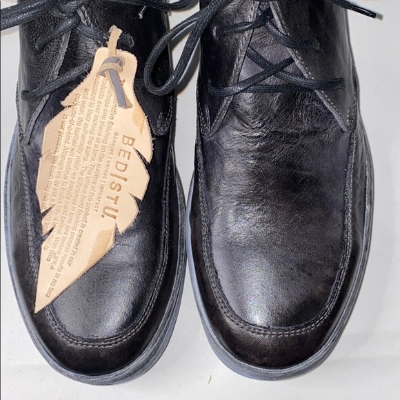 Bed|Stu Graphito Dip Dye Black Chukka Boots - Picture 4 of 11